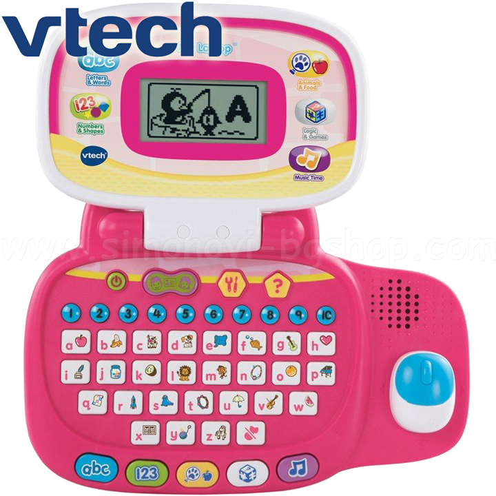 Vtech Музикален лаптоп Pink 3417761554531 Vtech Музикален лаптоп Pink 3417761554531